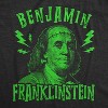 Mens Benjamin Franklinstein Tshirt Funny Halloween Frankenstein Ben Franklin USA Graphic Tee - Crazy Dog Men's T Shirt - 2 of 4