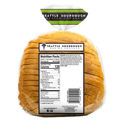 Seattle Sourdough Waterfront Sourdough Bread - 24oz