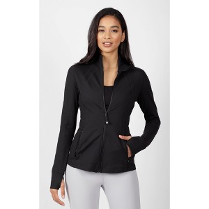 90 Degree By Reflex Womens Lightweight, Full Zip Running Track Jacket - 1 of 4