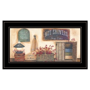 "Bath House" Collection By Pam Britton, Ready to Hang Framed Print, Black Frame - 1 of 1