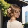 Unique Bargains Women's Flower Hair Claw Clips 1 Pc - 2 of 4