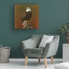Canvas Wall Art - Jim Brune 'Proud Bald Eagle' Wall Art for Living Room, Bedroom, or Office Décor by Trademark Fine Art - 24 x 24 Inches - 4 of 4