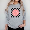Simply Sage Market S.W.Smiley Valentines Pink Smiley Sweatshirt - 2 of 3