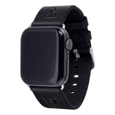 MLS Minnesota United FC Apple Watch Compatible Leather Band - Black