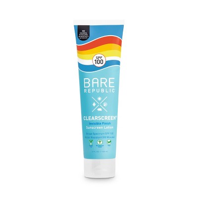 Bare Republic Clearscreen Sunscreen Lotion - SPF 100 - 5oz