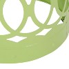 Modern Metal Outdoor End Table Large size-Christopher Knight Home - 3 of 4
