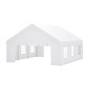 PAGED 20x15FT Patio Canopies and Gazebos with 1 Doors and 7 Windows, Waterproof, UV Protection Gazebo Pavilion Shelter Tent for Party, White - 4 of 4