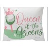 Manual Woodworks and Weavers Golf-Themed Throw Pillow – Queen of the Greens Outdoor Accent 9x9 - 3 of 4
