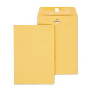 MyOfficeInnovations Clasp Kraft Catalog Envelopes 6-1/2" x 9-1/2" Brown 100/BX 534990 - 1 of 4