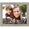 PosterPalooza | 24x19 Wide Barnwood Picture Frame, UV Acrylic, 6 Finishes - Grey, Brown, White, and Black - 2 of 4