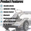 Go Kart for Kids, Electric Ride On Car with 2 Motors, Remote Control, Safety Belt & LED Lights, Toy Race Car with Speed Adjustment - 2 of 4