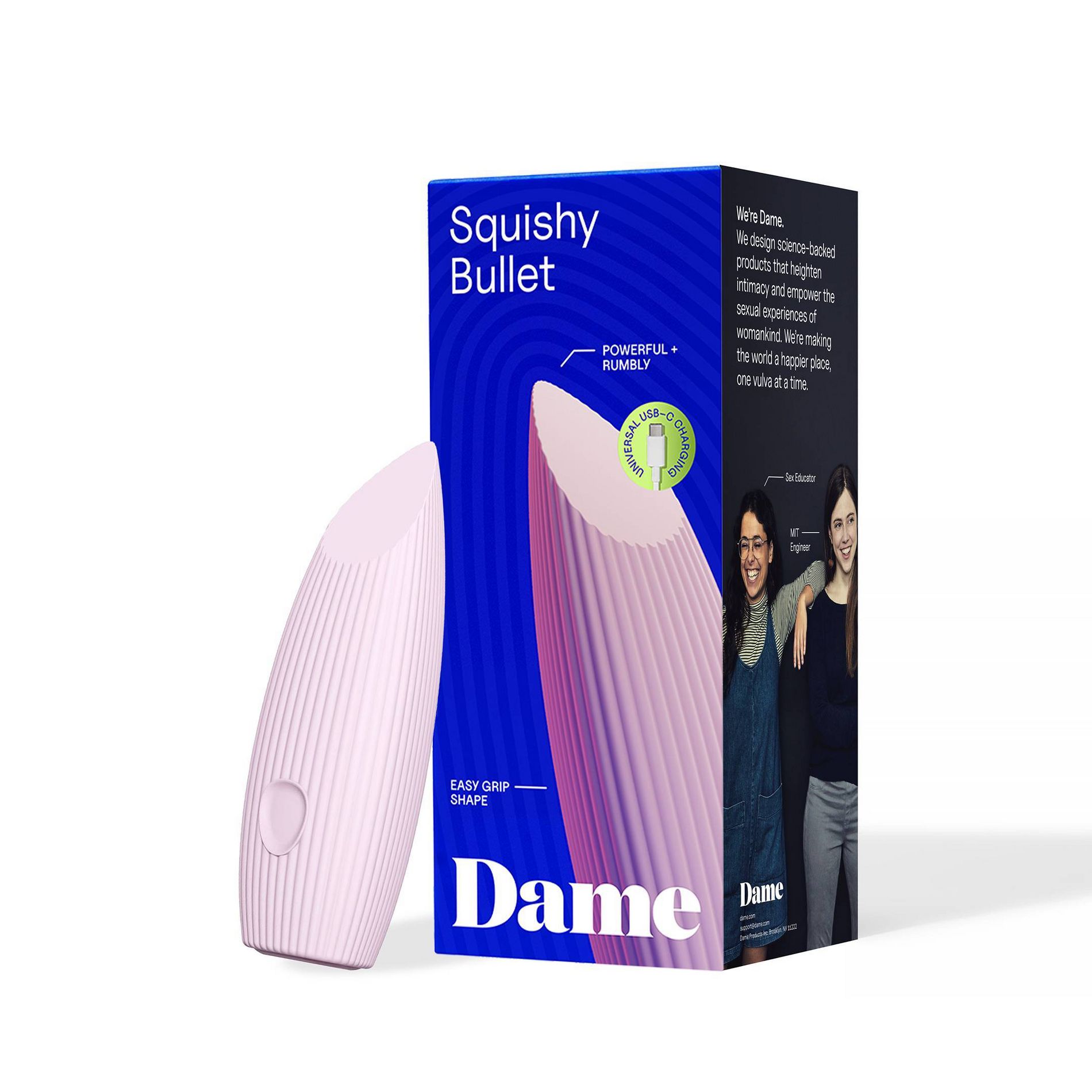 Dame Zig 2.0 Waterproof and Rechargeable Vibrator