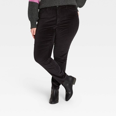 target black high waisted jeans