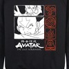 Women's - Avatar: The Last Airbender - Katara and Aang Grid Lightweight French Terry Slouchy - 2 of 4