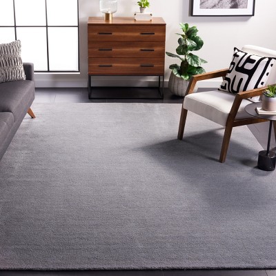Himalaya Gray Hand-Tufted Wool Area Rug, 8' x 10'