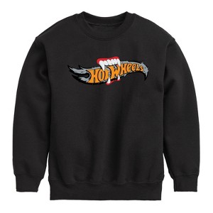 Boys' - Hot Wheels - Halloween Graphic Long Sleeve Fleece Sweatshirt - 1 of 4