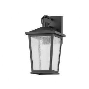 Troy Lighting Soren 1 - Light Wall Light in  Textured Black Clear Shade - 1 of 1