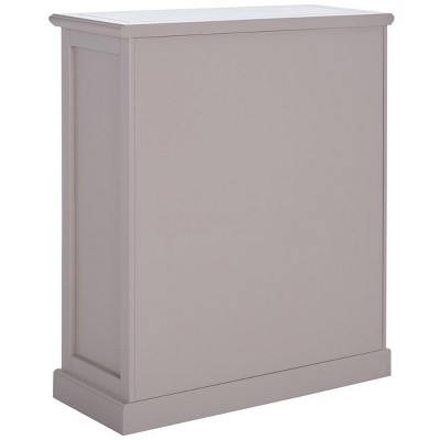 Quartz Gray Wood Cube Bookshelf