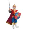 Joyfy Halloween Costume Set for Toddler Medieval Knight Dress Up Renaissance Knight Costume Outfits for Boys Halloween Role Play Party - 2 of 4