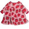 RuffleButts Girls Holiday Ruffle Pocket Pajama Night Gown - 2 of 2