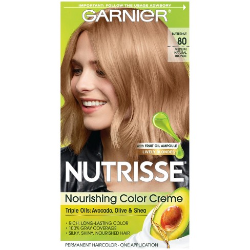 Garnier Nutrisse Nourishing Color Creme 80 Medium Natural Blonde