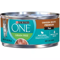 Purina ONE Grain-Free Chicken Wet Cat Food - 3oz