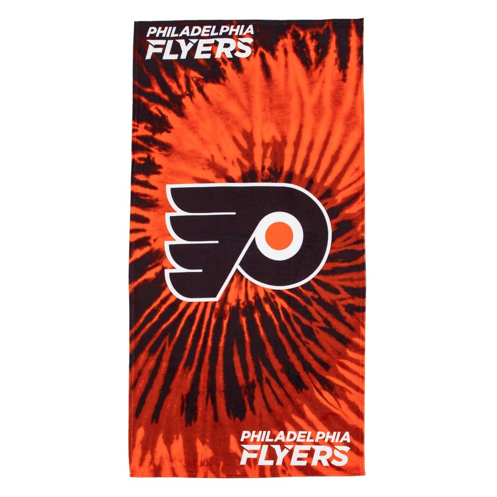 Photos - Towel NHL Philadephia Flyers Pyschedelic Beach 