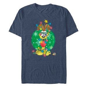 Men's Garfield Waiting For Santa T-Shirt - 1 of 4