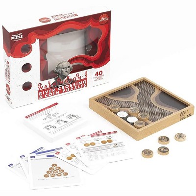 Professor Puzzle USA, Inc. George Washington’s Coin Challenges 3D Brain Teaser Puzzle