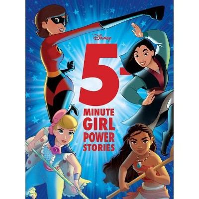5Minute Girl Power Stories (5Minute Stories) - by Disney (Hardcover)