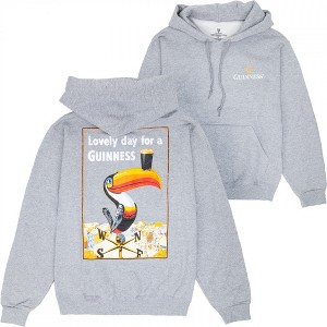 Mens Guinness - Lovely Day for a Guinness Toucan Grey Colorway Hoodie - 1 of 4
