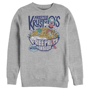 Men's The Simpsons Frosted Krusty O's Sweatshirt - 1 of 4