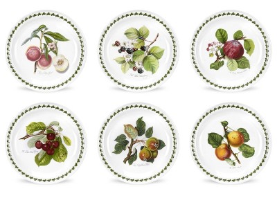 thumbnail interactive-video image 1 of Garden 6.5" Cereal Bowls - Set Of 4| Assorted Floral Motifs| Fine 1 of 9