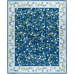 Martha Stewart Floral - MSRW195 - Indoor Power Loomed Machine Washable Skid-Resistant Rugs - 1 of 4