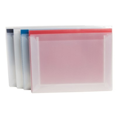 Staples 5 Pocket Envelope File Letter Assorted (51816) TR51816/51816