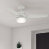 Hunter Fans 48" Midtown Lighted Ceiling Fan Fresh White Finish with Integrated LED and Handheld Remote Control - 4 of 4