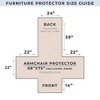 Reversible Stitched Patchwork Sofa Furniture Protector - Great Bay Home - 4 of 4