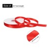 Unique Bargains Polyester Soft Decorative Cake Box Gift Wrapping Ribbon 3/8" x 25 Yard Red - 2 of 4