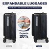 ZACHVO ABS+PC Hardside Luggage Set with Laptop Pocket and TSA Lock, 3 Piece - 4 of 4