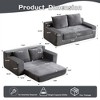 XINGHANZHENXUAN Corduroy Loveseat Sofa Bed with Pillows, 600lb Capacity No-Assembly Sofa for Living Room & Bedroom - 2 of 4