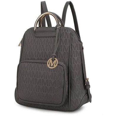 MKF Collection Torra Milan “M” Signature Trendy Spacious Backpack by Mia K
