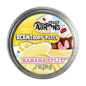 Crazy Aaron's Scentsory Banana Split 2.75" Thinking Putty Tin - 1 of 1