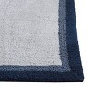 ChicFurnit Bath Rug and Mat Absorbent Cotton Tufted Rug with Non-Skid Backing for Bathroom, Gray, 30"*20"*0.5" - 3 of 4