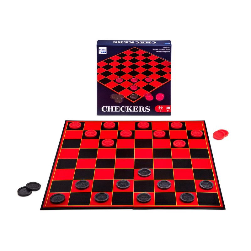 Point Games Checkers Board Game for Kids, 1 of 9