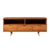 Cara Mid-Century Modern 3 Drawer TV Stand for TVs up to 65" - Saracina Home - image 3 of 4