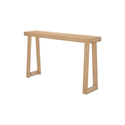 Blonde Pinewood 56" Rectangular Console Table