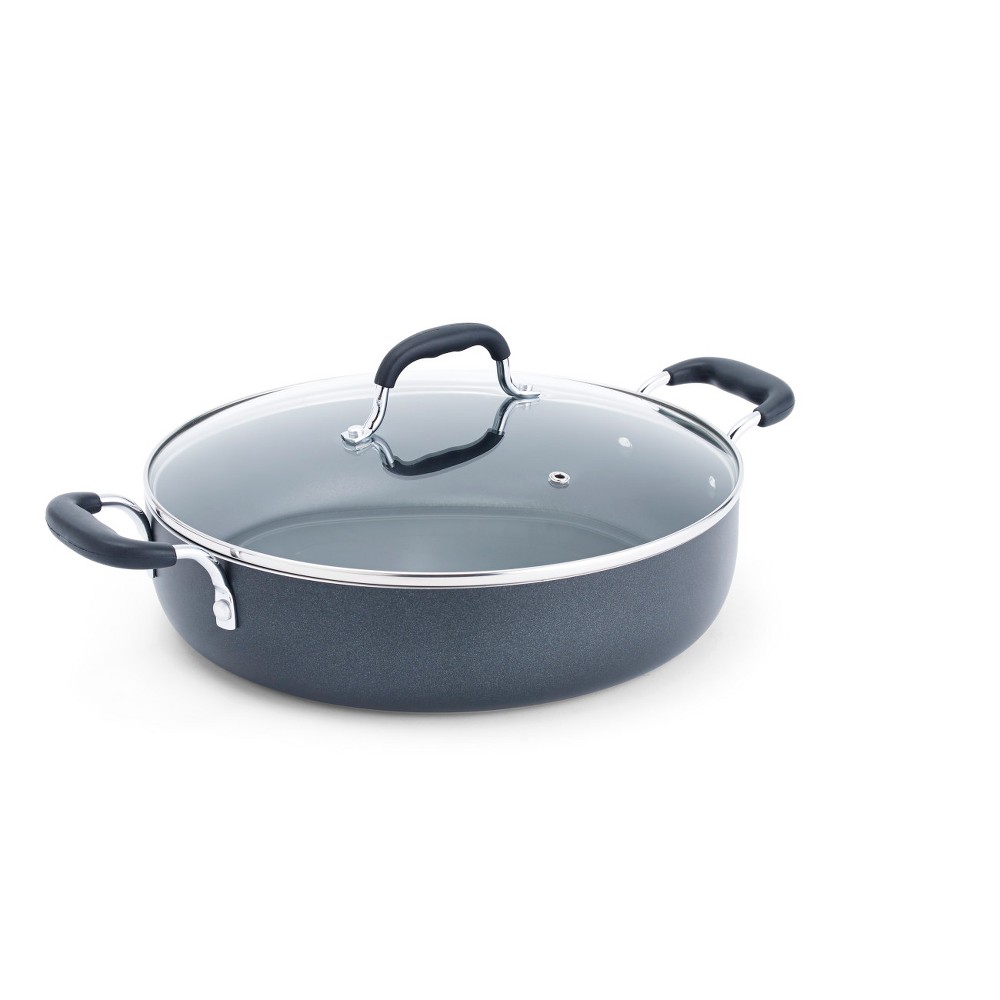 UPC 032406049055 product image for T-Fal 12 Inch Deep Covered Everyday Pan - Black | upcitemdb.com