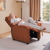 Yaheetech Adjustable Corduroy Recliner Chair Sofa Chair with Pocket Springs for Living Room Bedroom - 2 of 4