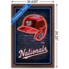 Trends International MLB Washington Nationals - Neon Helmet 23 Framed Wall Poster Prints - 3 of 4