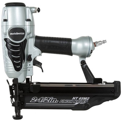 Metabo HPT NT65M2SM 16-Gauge 2-1/2 in. Oil-Free Straight Finish Nailer Kit